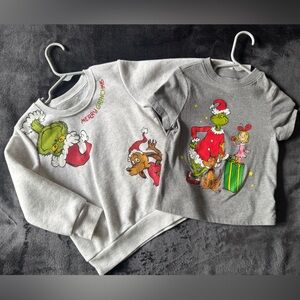 SOLD Dr. Seuss The Grinch Gray Sweatshirt